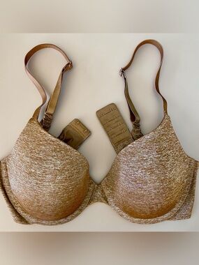 🫶 Victoria’s Secret Uplift Semi Demi Bra 36C Dark Suntan/Brown